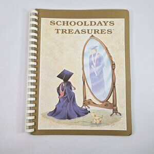 Schooldays Treasures Scrapbook Album Vintage 1980s 90s School Keepsake